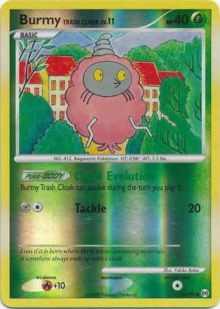 Burmy Trash Cloak - 58/99 - Common - Reverse Holo