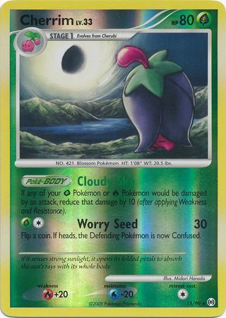 Cherrim - 15/99 - Rare - Reverse Holo