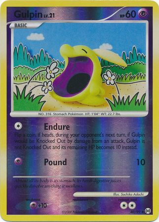 Gulpin - 40/99 - Uncommon - Reverse Holo