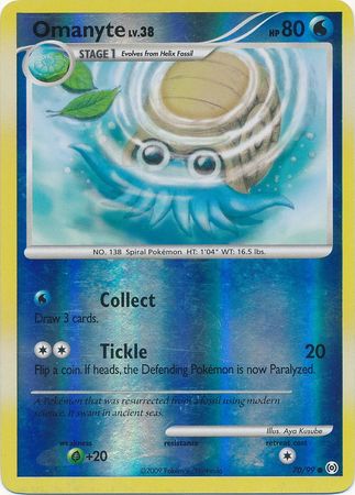 Omanyte - 70/99 - Common - Reverse Holo