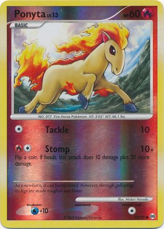 Ponyta - 72/99 - Common - Reverse Holo