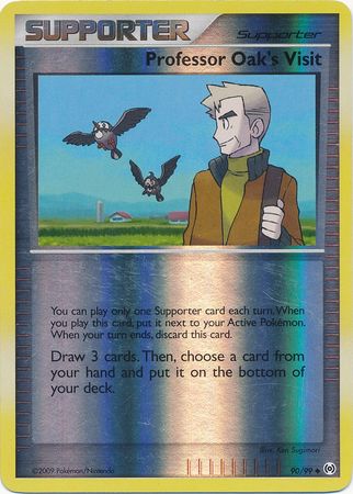 Professor Oaks Visit - 90/99 - Uncommon - Reverse Holo