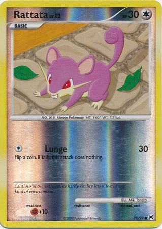 Rattata - 73/99 - Common - Reverse Holo