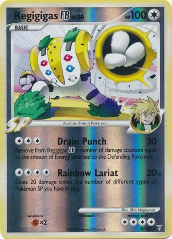 Pokemon - Regigigas [FB] - 9/147 - Holo Rare - Reverse Holo