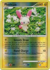 Plusle - 76/147 - Uncommon - Reverse Holo