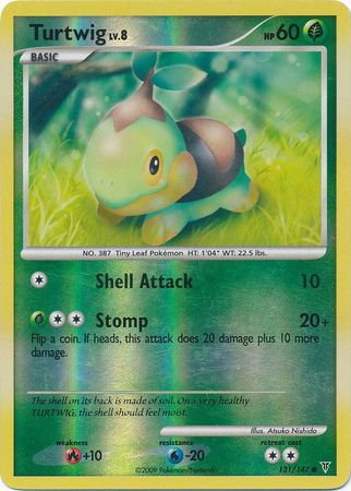 Turtwig - 131/147 - Common - Reverse Holo