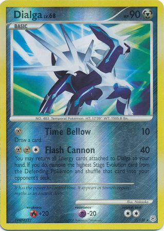 Dialga - 1/130 - Holo Rare - Reverse Holo