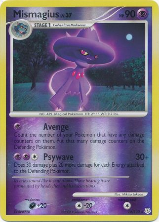 Mismagius - 10/130 - Holo Rare - Reverse Holo