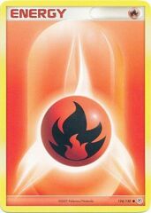 Fire Energy - 124/130 - Common - Reverse Holo