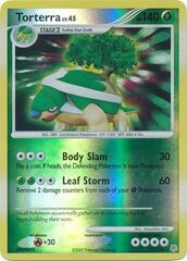 Torterra - 17/130 - Holo Rare - Reverse Holo