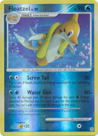 Floatzel - 26/130 - Rare - Reverse Holo