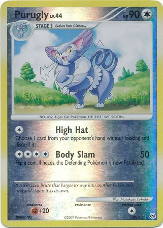 Purugly - 36/130 - Rare - Reverse Holo