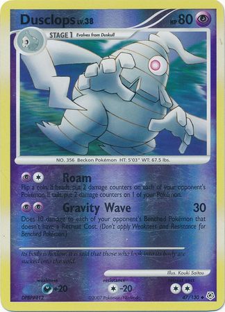Dusclops - 47/130 - Uncommon - Reverse Holo