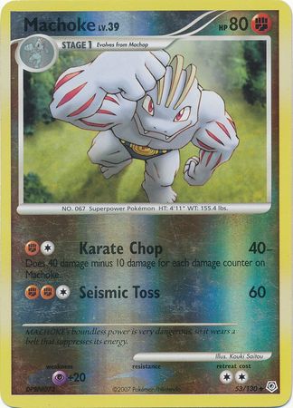 Machoke - 53/130 - Uncommon - Reverse Holo