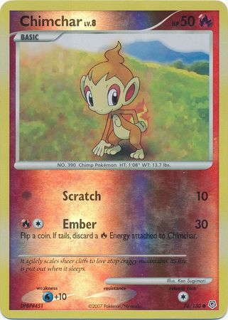 Chimchar - 76/130 - Common - Reverse Holo