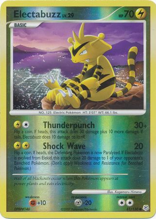 Electabuzz - 81/130 - Common - Reverse Holo