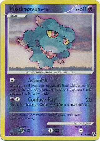 Misdreavus - 91/130 - Common - Reverse Holo
