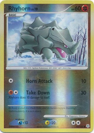 Rhyhorn - 95/130 - Common - Reverse Holo