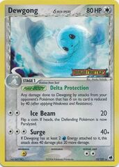 Dewgong (Delta Species) - 15/101 - Rare - Reverse Holo