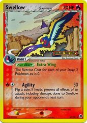 Swellow (Delta Species) - 40/101 - Uncommon - Reverse Holo