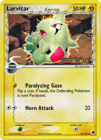 Larvitar (Delta Species) - 52/101 - Common - Reverse Holo