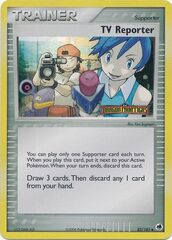 TV Reporter - 82/101 - Uncommon - Reverse Holo