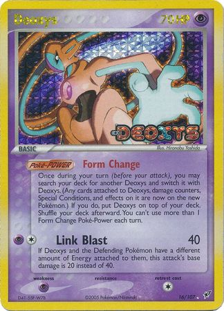 Deoxys (Normal) - 16/107 - Rare - Reverse Holo