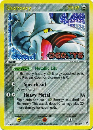 Skarmory - 26/107 - Rare - Reverse Holo