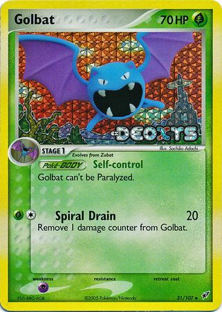 Golbat - 31/107 - Uncommon - Reverse Holo