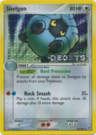 Shelgon - 45/107 - Uncommon - Reverse Holo