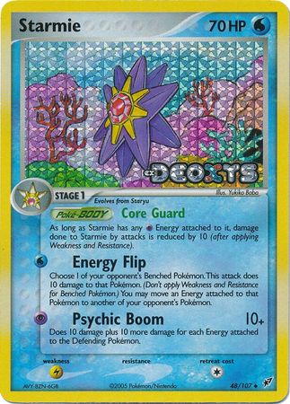 Starmie - 48/107 - Uncommon - Reverse Holo