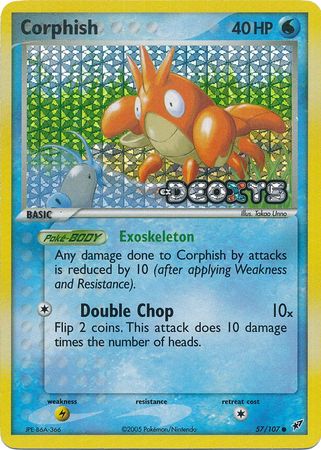 Corphish - 57/107 - Common - Reverse Holo