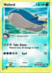 Wailord - 14/109 - Holo Rare - Reverse Holo