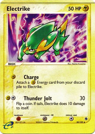 Electrike - 30/109 - Uncommon - Reverse Holo