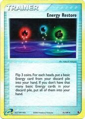 Energy Restore - 81/109 - Uncommon - Reverse Holo