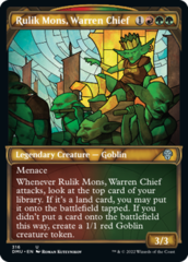 Rulik Mons, Warren Chief (Showcase)