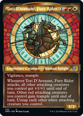 Tori DAvenant, Fury Rider - Showcase