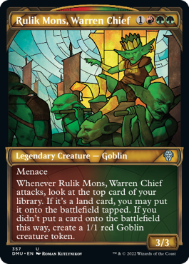 Rulik Mons, Warren Chief - Textured Foil