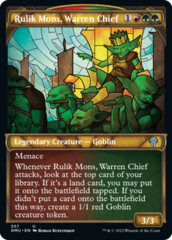 Rulik Mons, Warren Chief - Textured - Foil