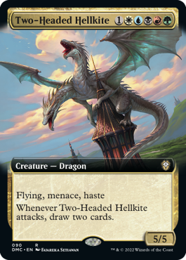 Two-Headed Hellkite - Extended Art