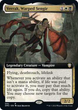 Verrak, Warped Sengir - Extended Art