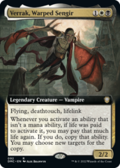 Verrak, Warped Sengir - Extended Art - Commander: Dominaria United