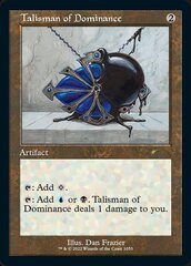 Talisman of Dominance - Retro Frame - Foil Etched