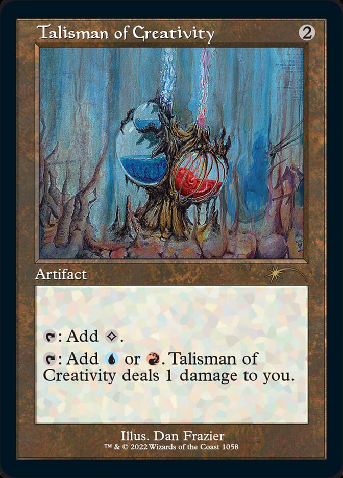 Talisman of Creativity - Retro Frame