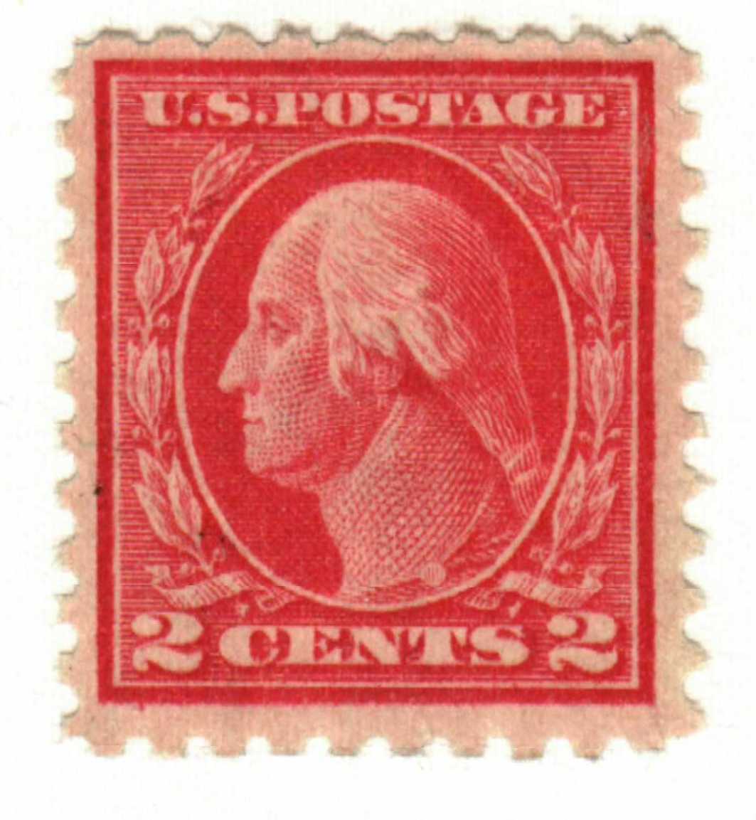 #463 – 1916-17 2c Washington, carmine