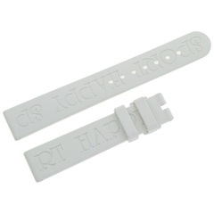 Chopard Happy Sport White Rubber Strap (15mm x 14mm) For Tang Buckle