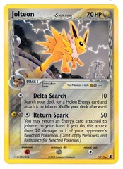 Jolteon (Delta) - 7/113 - Holo Rare - Reverse Holo