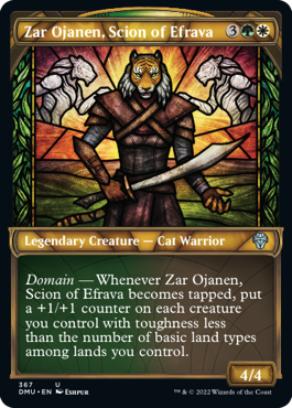 Zar Ojanen, Scion of Efrava - Textured Foil