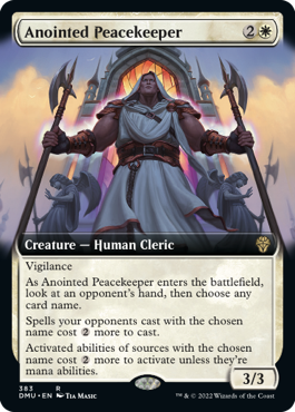 Anointed Peacekeeper - Foil - Extended Art