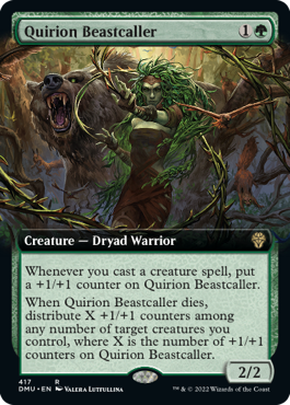 Quirion Beastcaller - Foil - Extended Art